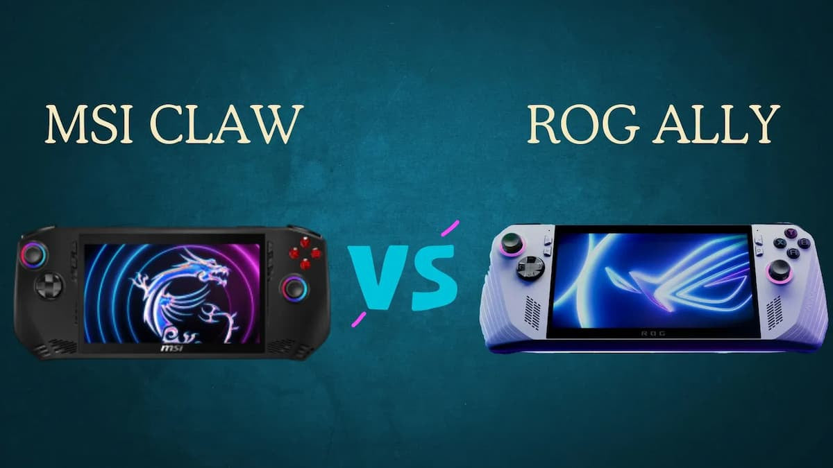 MSI Claw Vs ASUS Rog Ally: ¿Cuál Es La Mejor Consola Portátil Del 2024