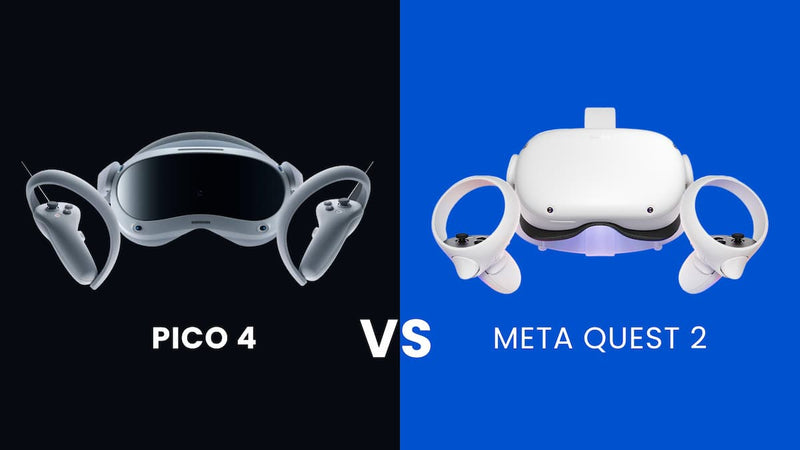 Comparación lentes VR Oculus Quest 2 con Pico 4