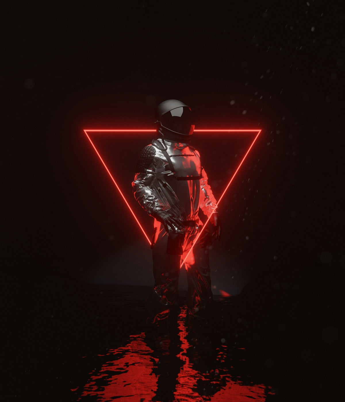 a person in a space suit