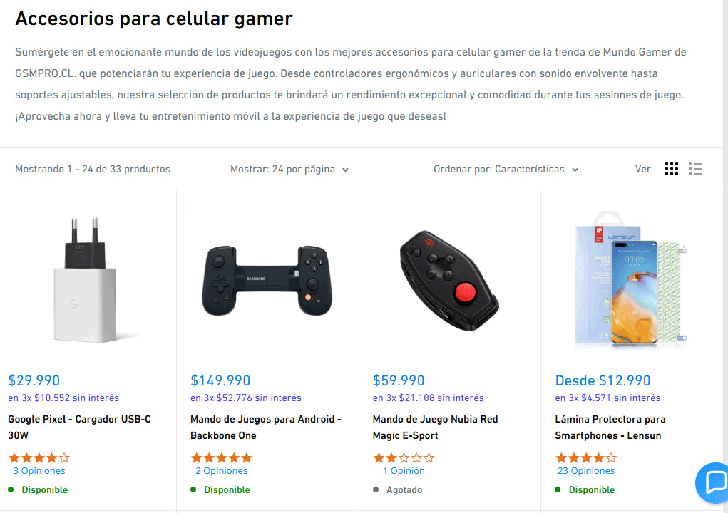 Accesorios Gamer para Celulares - GSMPRO