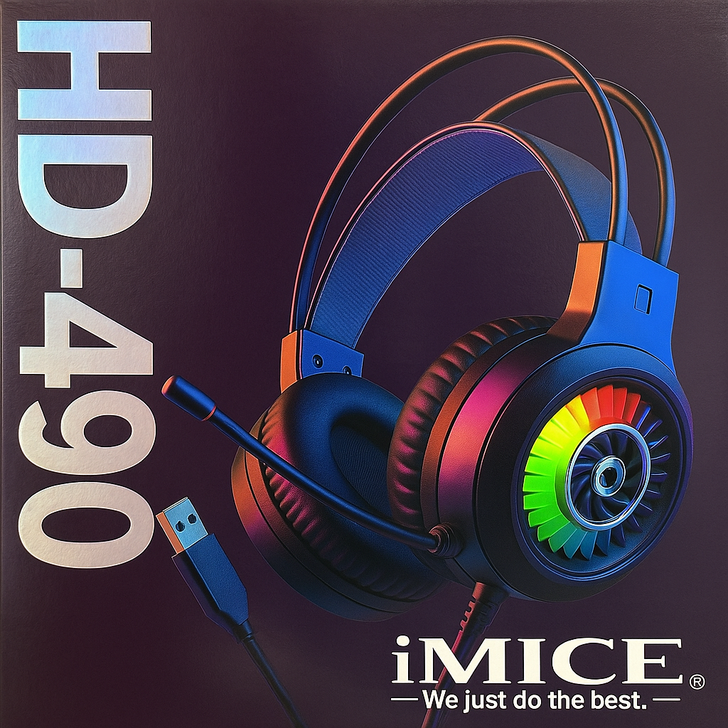Audífonos Gamer Apedra HD-490 con Luz LED (DRP)-GSMPRO.CL