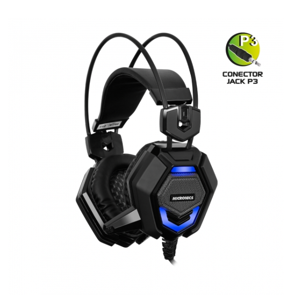 Auriculares Gamer con Micrófono - Lúdico HG801R - MICRONICS-GSMPRO.CL