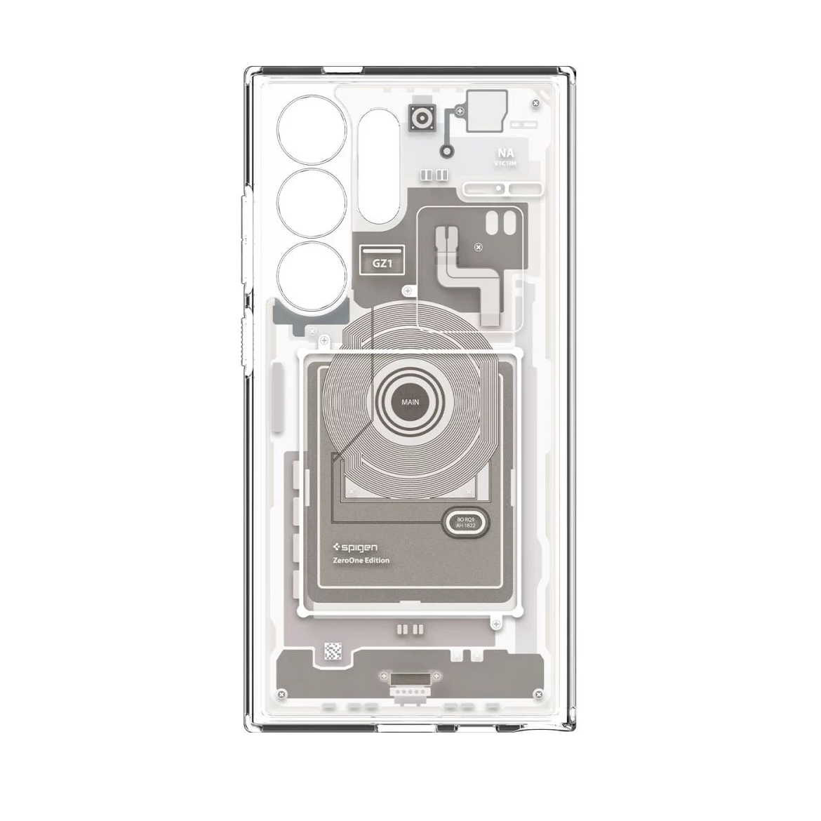 Carcasa Spigen S24 Ultra (protección militar) Zero One Titanio-GSMPRO.CL