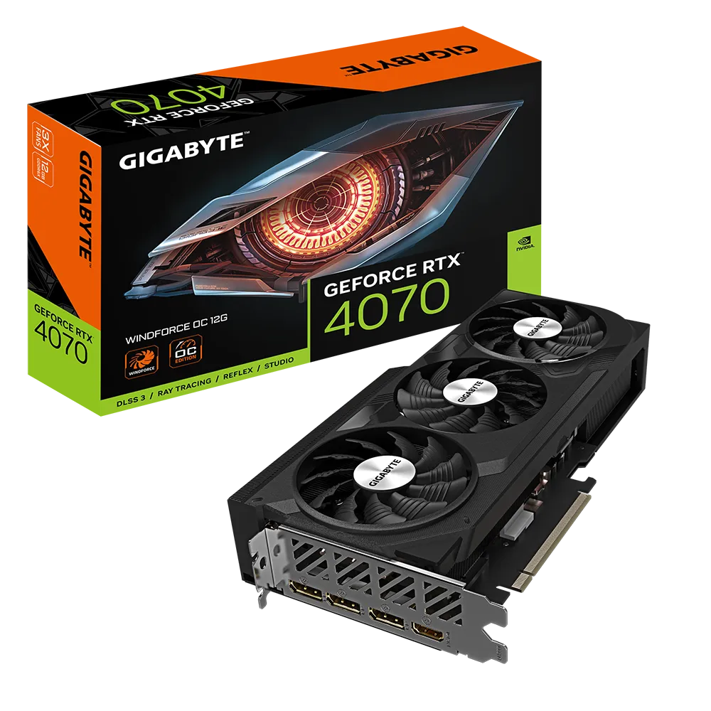 Gigabyte GeForce RTX 4070 WINDFORCE OC-GSMPRO.CL