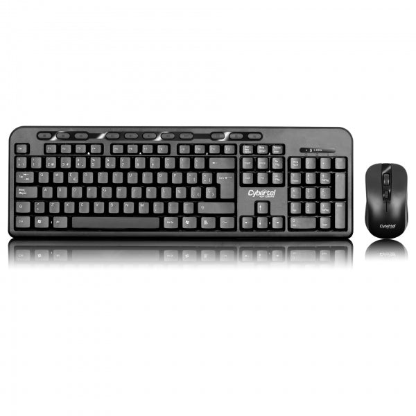 Kit Teclado y Mouse inalámbrico EBONY CYB T800 - CYBERTEL-GSMPRO.CL