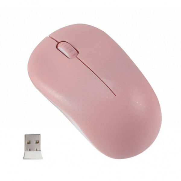 Mouse inalámbrico R545 Meetion - Rosado-GSMPRO.CL