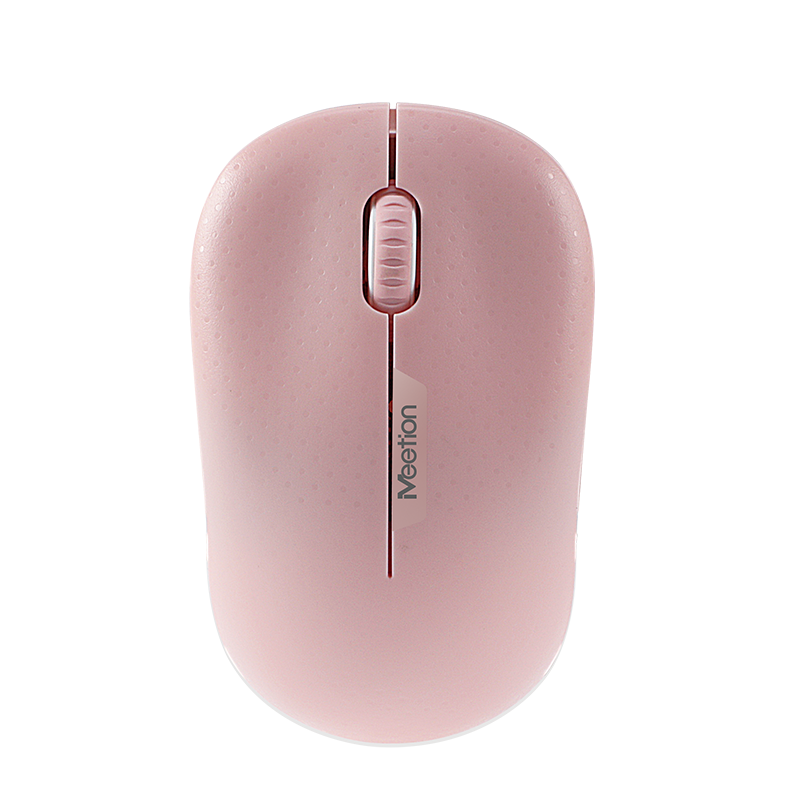 Mouse inalámbrico R545 Meetion - Rosado-GSMPRO.CL