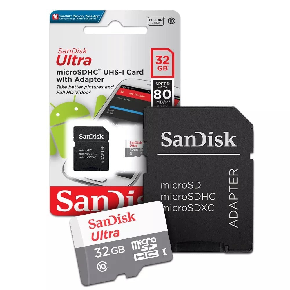 Tarjeta de Memoria Micro SD Clase 10 - 100 Mbs - SANDISK-GSMPRO.CL