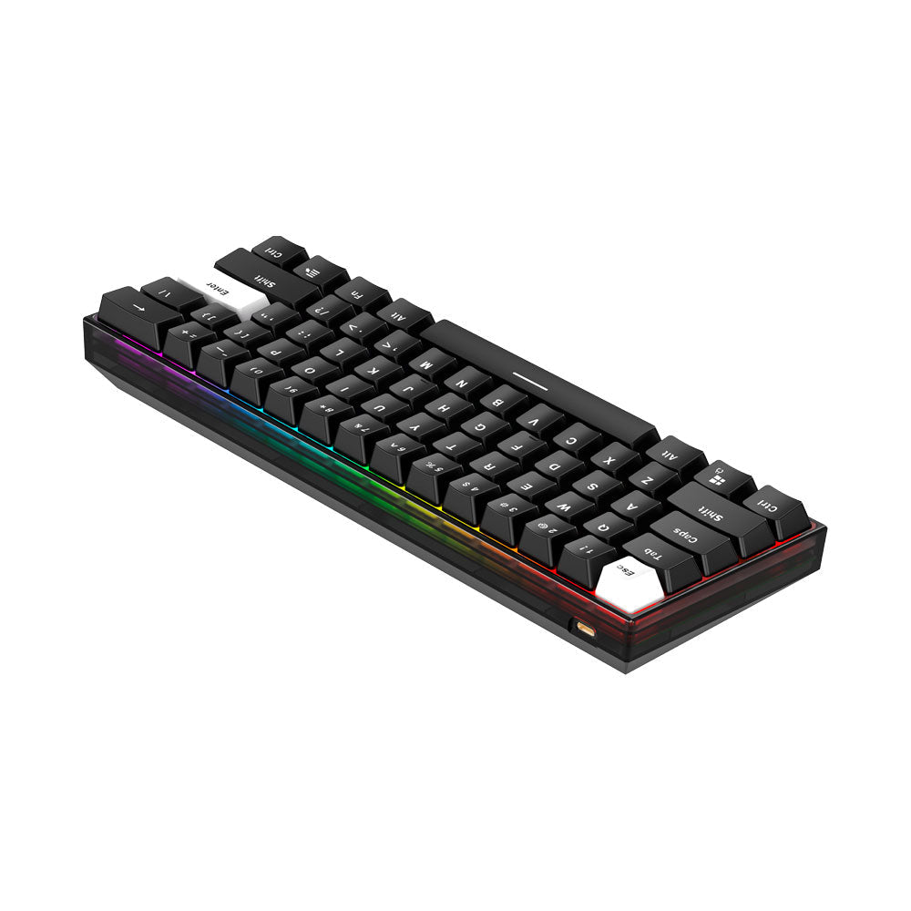 Teclado Mecánico Fantech MK857 MAXFIT 61 Inalambrico Frost RGB-GSMPRO.CL