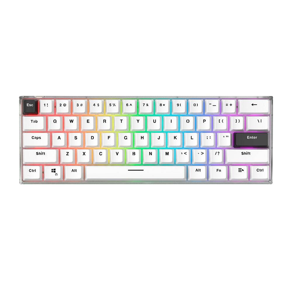 Teclado Mecánico Fantech MK857 MAXFIT 61 Inalambrico Frost RGB-GSMPRO.CL