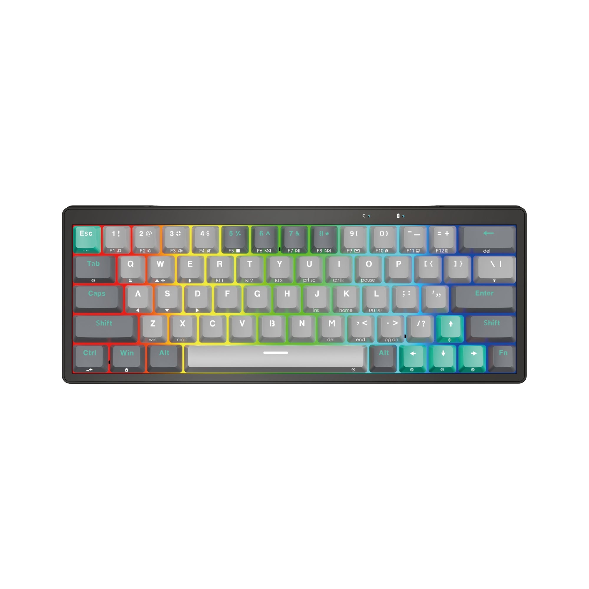 Teclado mecánico inalámbrico Fantech ATOM PRO63 RGB Mercury Edition-GSMPRO.CL