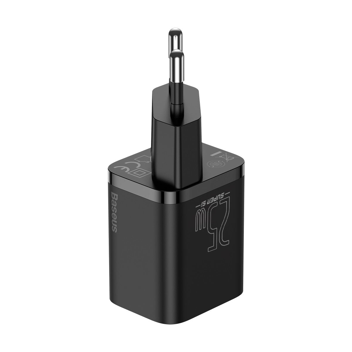 BASEUS Cargador Tipo C 25w + Cable tipo C a tipo C 1 mt-GSMPRO.CL